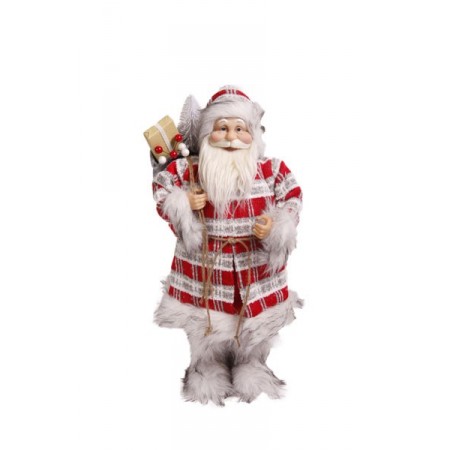 Pere Noel Trappeur - Hauteur 30 cm