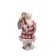 Pere Noel Trappeur - Hauteur 30 cm