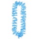 Colliers de fleurs bleu clair  x 12 - tergal