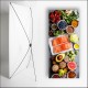 Kakemono Gastronomie 1 - 180 x 80 cm - Toile M1 avec structure  X- Banner