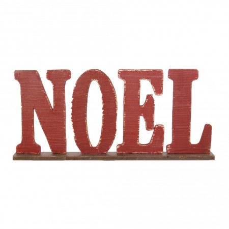 Lettres en bois NOEL sur socle - Haut 27cm