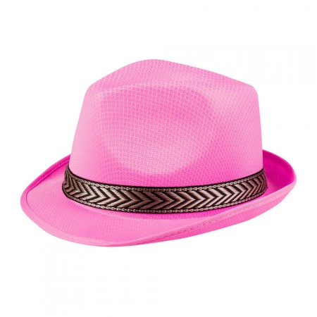 Chapeau Funky rose