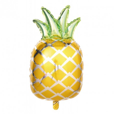 Ballon mylar ananas - aluminium - haut 69 cm