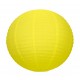 Lampion boule jaune papier - Diam. 15cm