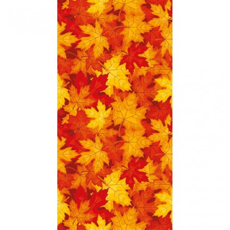 Chemin de table feuilles d'automne 30 cm x 5 m - polyester