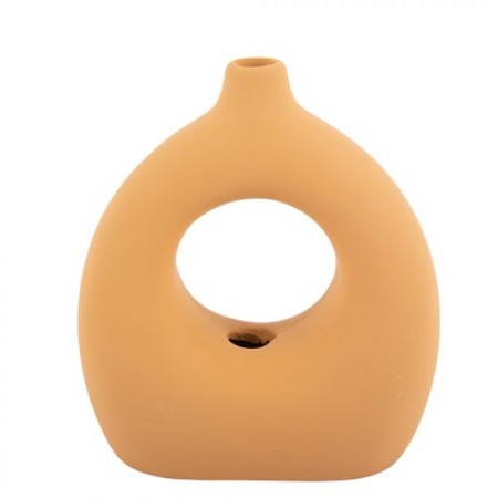 Vase rond en Céramique Camel 15,9 x 13,5cm