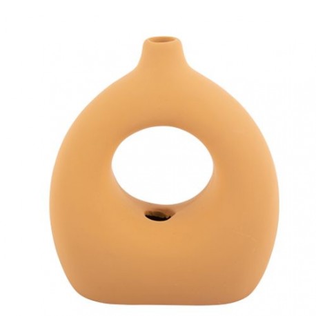 Vase rond en Céramique Camel 15,9 x 13,5cm