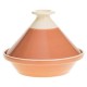 Plat à tajine faïence terracotta 28 x 23cm