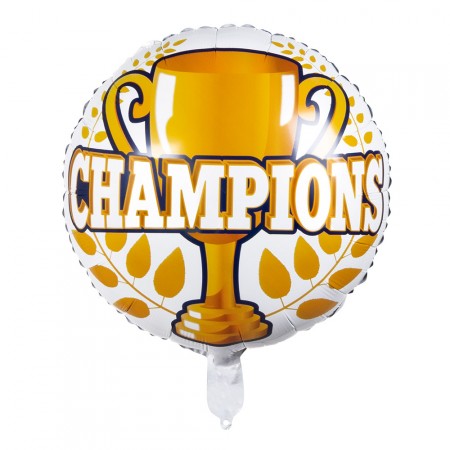 Ballon mylar 'Champions' - Diam. 45cm