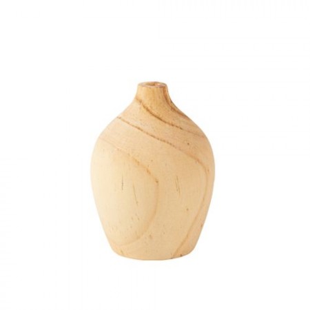 Vase en bois 10.8 x 8cm