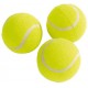 Lot de 3 Balles de tennis jaunes - Diam. 6 cm