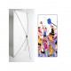 Kakemono MultiSports - 180 x 80 cm - Toile M1 avec structure  X- Banner