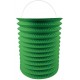 Lampion cylindrique vert papier - Diam. 16cm