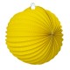 Lampion rond jaune moutarde papier - Diam. 20cm