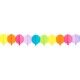 Guirlande Ballons multicolores en papier - Long 4m