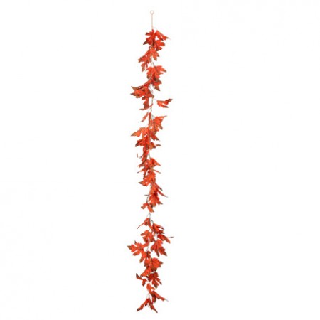 Guirlande de feuilles d'Érable Terre Brûlée - Long. 170cm