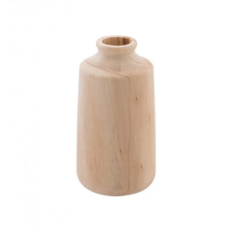 Vase en bois 7,3x13,5 cm