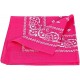 Bandana 55 x 55 cm rose - coton