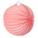 Lampion rond rose vintage papier - Diam. 20cm