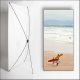 Kakemono Pays Basque Surf - 180 x 80cm -Toile M1 avec structure X- Banner