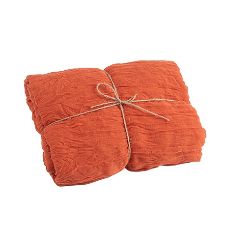 Chemin de table Cheesecloth Terracotta 90cm x 3m