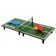 Mini Table de Ping Pong Vert  et  Noir - 60 x 30 cm