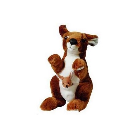 Peluche kangourou - H. 30cm