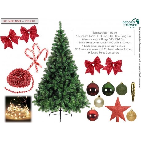 KIT SAPIN + SA DECORATION NOEL 2024 Christmas Time