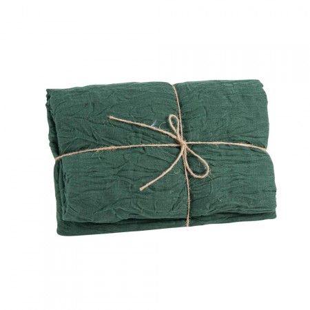 Chemin de table Cheesecloth Vert Anglais 90cm x 3m