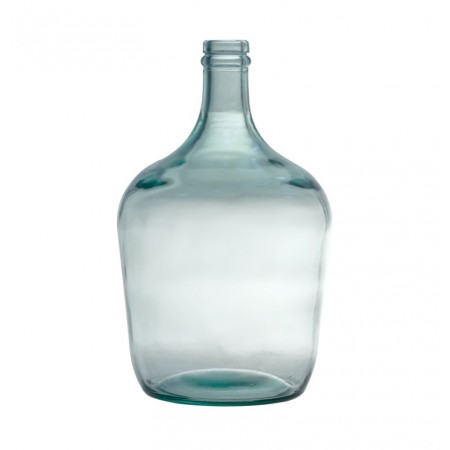 Vase type Jeanne en verre transparent 18 x 30cm