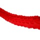 Guirlande zinnia rouge - papier Long. 450cm